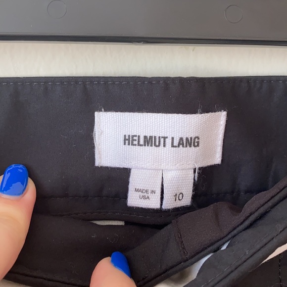 Helmut Lang nice black/white shorts SIZE 10 - Picture 3 of 4